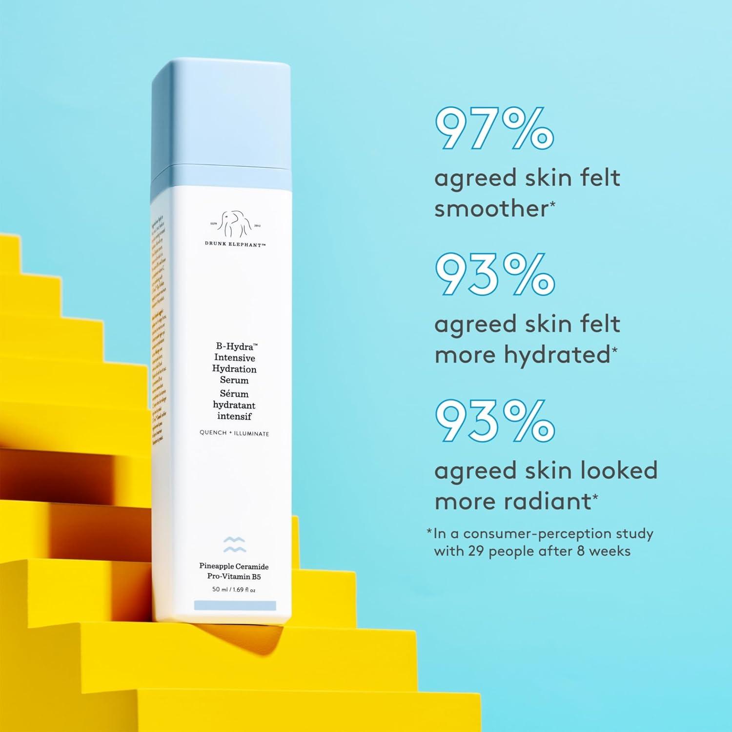 imageDrunk Elephant BHydra Hydration Serum 50 ml169 fl oz Hydrating Vitamin B Serum Clean Clinical Skincare CrueltyFree DermatologistTested Free of Essential Oils Silicones and Fragrance