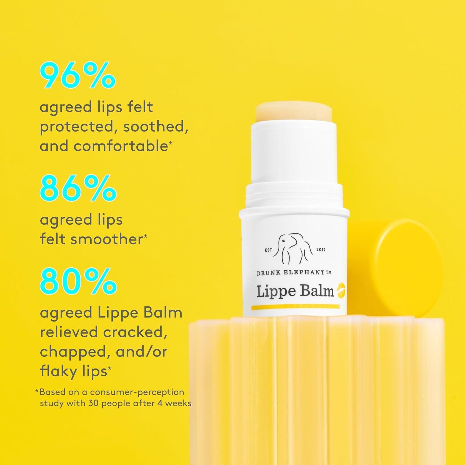 imageDrunk Elephant Lippe Balm 37 g13 oz Nourishing Lip Balm Clean Clinical Skincare CrueltyFree DermatologistTested Free of Essential Oils Silicones and Fragrance