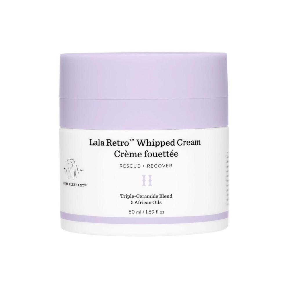 imageDrunk Elephant Lala Retro Whipped Cream Ceramide Moisturizer Clean Clinical Skincare CrueltyFree DermatologistTested Free of Essential Oils Silicones and Fragrance169 Fl Oz Deluxe Sample