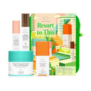 Drunk Elephant Resort to This Day Kit – Includes Protini Cream (50 ml/1.69 fl oz), C-Firma (15 ml/.5 fl oz), D-Bronzi (8 ml/.27 fl oz), and C-Tango (5 ml/.16 fl oz)