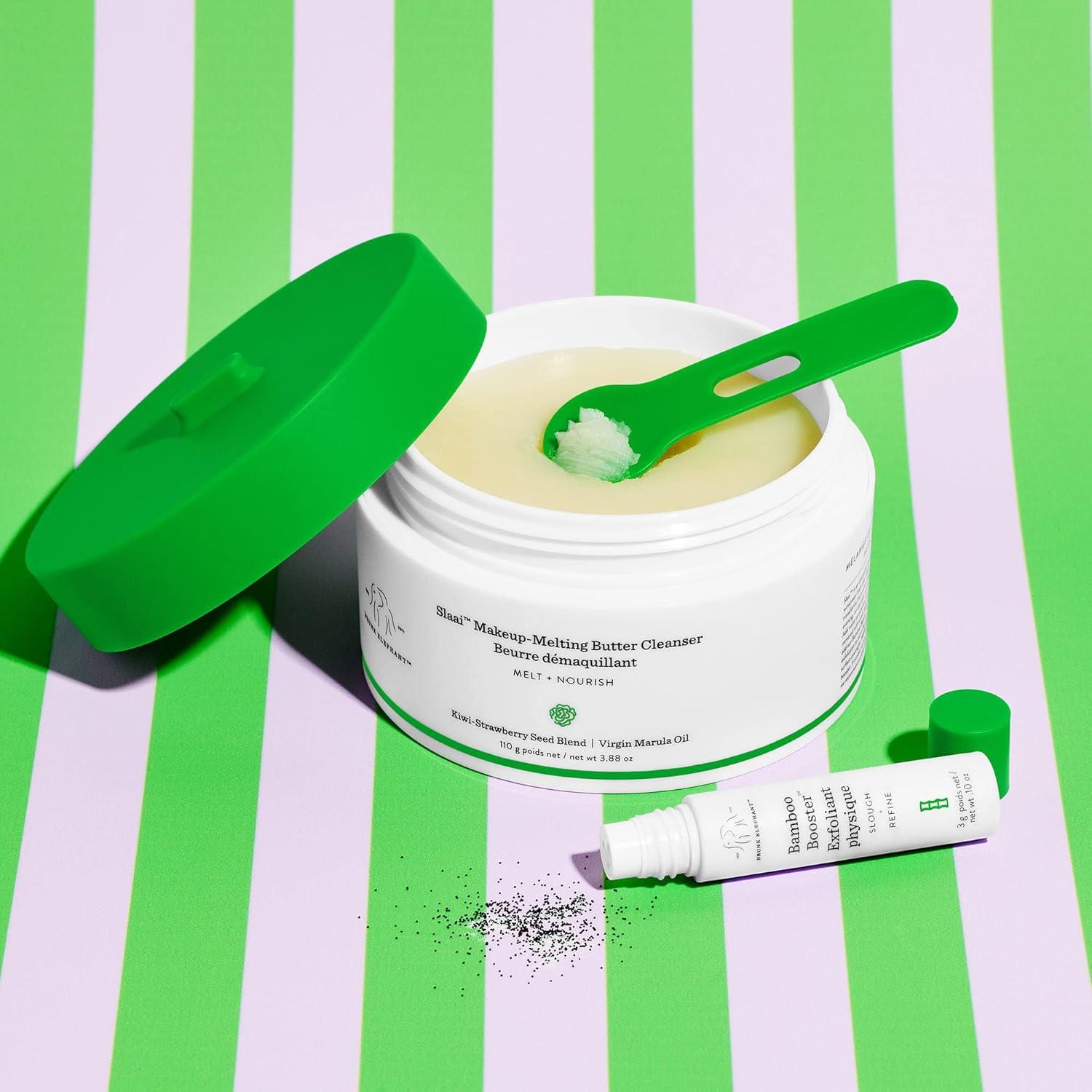 imageSlaai Makeup Melting Butter Cleanser by Drunk Elephant for Women 38 oz Makeup Remover Nourishing Balm Cleanser Removes Makeup amp Impurities