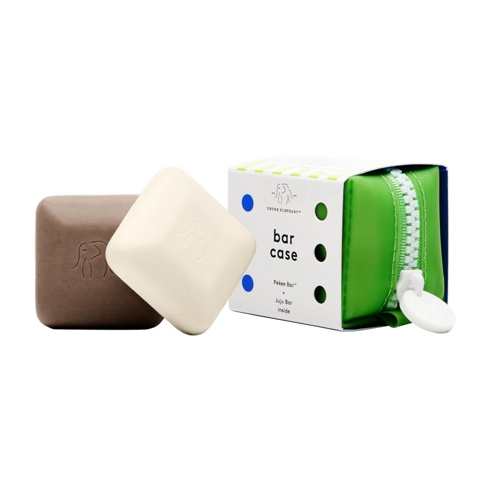 imageDrunk Elephant Juju and Pekee Baby Bars With TravelFriendly Case 28 g1 oz Each Clean Clinical Skincare CrueltyFree DermatologistTested Free of Essential Oils Silicones and Fragrance