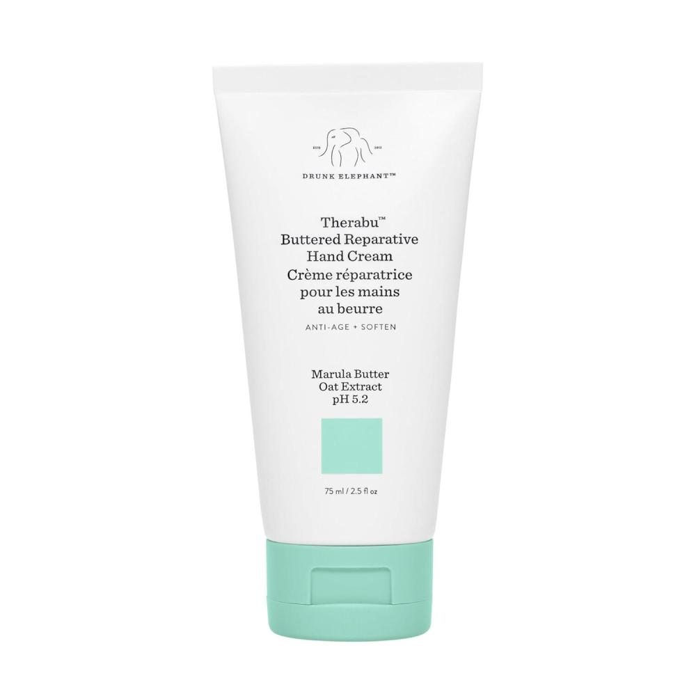 imageDrunk Elephant Therabu Buttered Reparative Hand Cream  75 ml25 fl oz  Hand Lotion  Clean Clinical Skincare  CrueltyFree  DermatologistTested  Free of Essential Oils Silicones and Fragrance