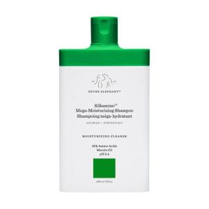 Drunk Elephant Silkamino Mega-Moisturizing Shampoo – 240 ml/8 fl oz – Silk Amino Acids – Clean Clinical – Sulfate-Free – Cruelty-Free – Dermatologist-Tested – Free of Essential Oils, Silicones, SLS