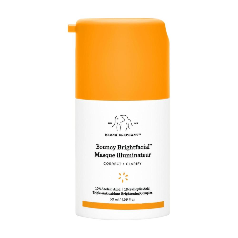 imageDrunk Elephant Bouncy Brightfacial 50 ml169 fl oz Illuminating Face Mask Clean Clinical Skincare CrueltyFree DermatologistTested Free of Essential Oils Silicones and Fragrance