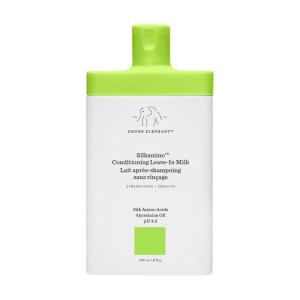Drunk Elephant Silkamino Conditioning Leave-In Milk – 240 ml/8 fl oz – Silk Amino Acids – Clean Clinical – Cruelty-Free – Dermatologist-Tested – Free of Essential Oils, Silicones, and SLS