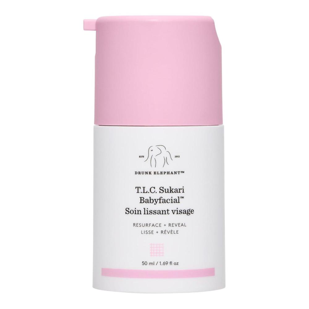 imageDrunk Elephant TLC Sukari Babyfacial 50 ml169 fl oz AHABHA Exfoliating Mask Clean Clinical Skincare CrueltyFree DermatologistTested Free of Essential Oils Silicones and Fragrance