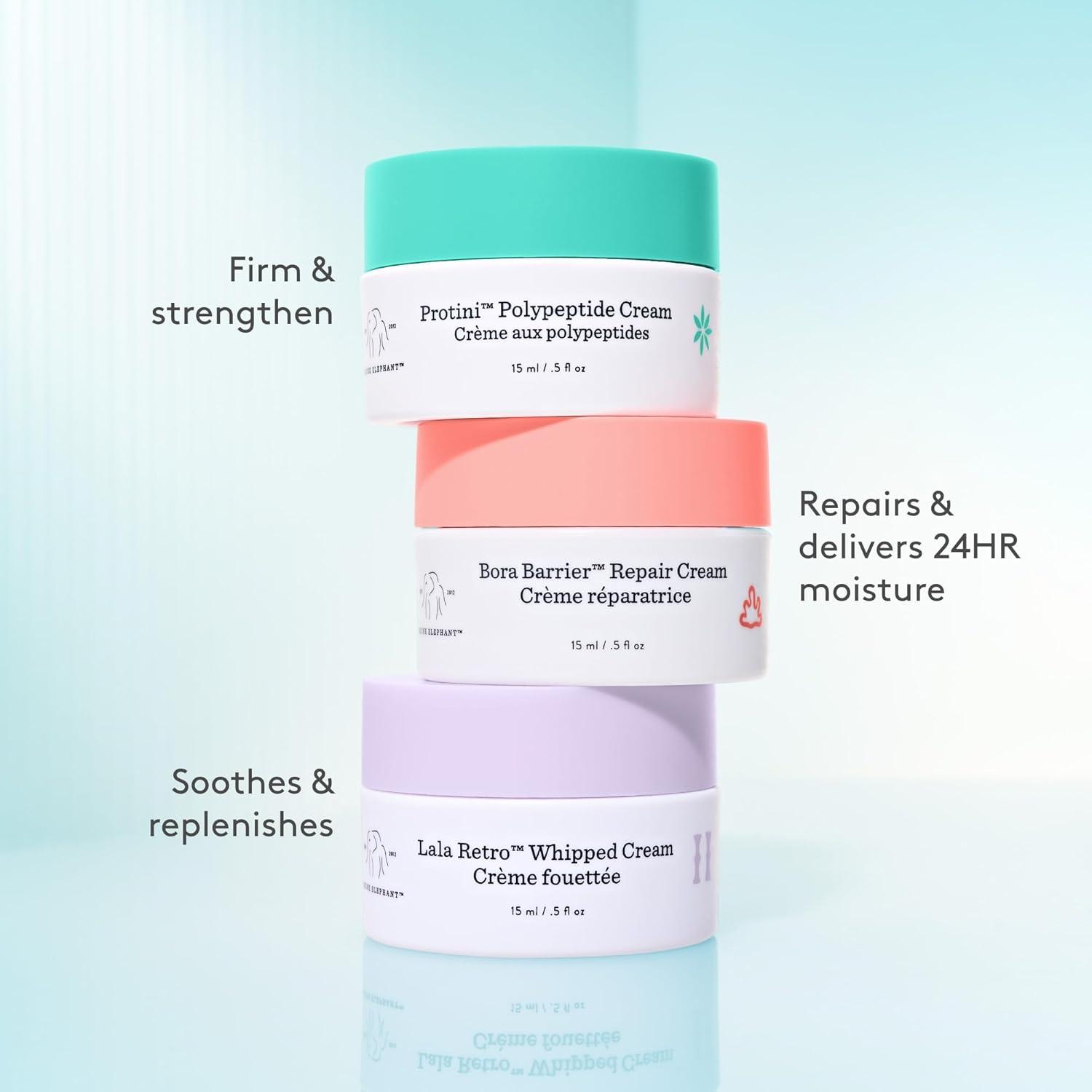 imageDrunk Elephant Skincare Chronicles Travel Size Moisturizer Trio Clean Clinical Skincare CrueltyFree DermatologistTested Free of Essential Oils Silicones and Fragrance