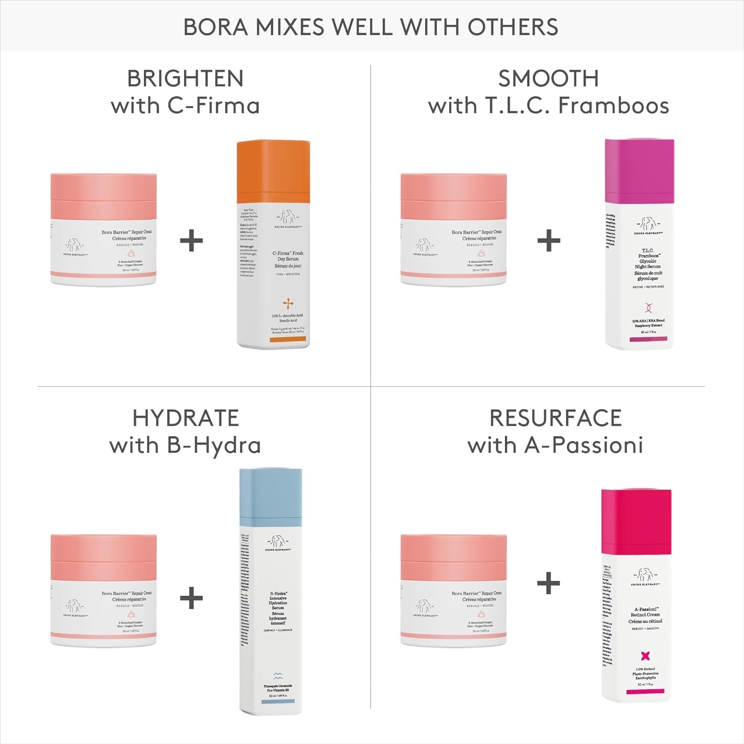 image:imageDrunk Elephant Bora Barrier Repair Cream UltraRich Moisturizer Clean Clinical Skincare CrueltyFree DermatologistTested Free of Essential Oils Silicones and Fragrance169 Fl Oz Refill